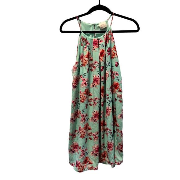 NYMPHE Dresses & Skirts - NYMPHE - Romantic Beachy Green Floral Dress | Size L